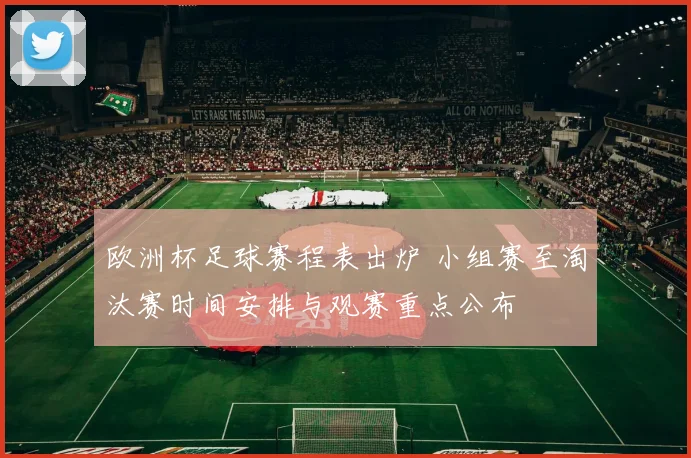 欧洲杯足球赛程表出炉 小组赛至淘汰赛时间安排与观赛重点公布